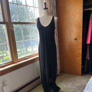 Strappy Black Maxi Dress